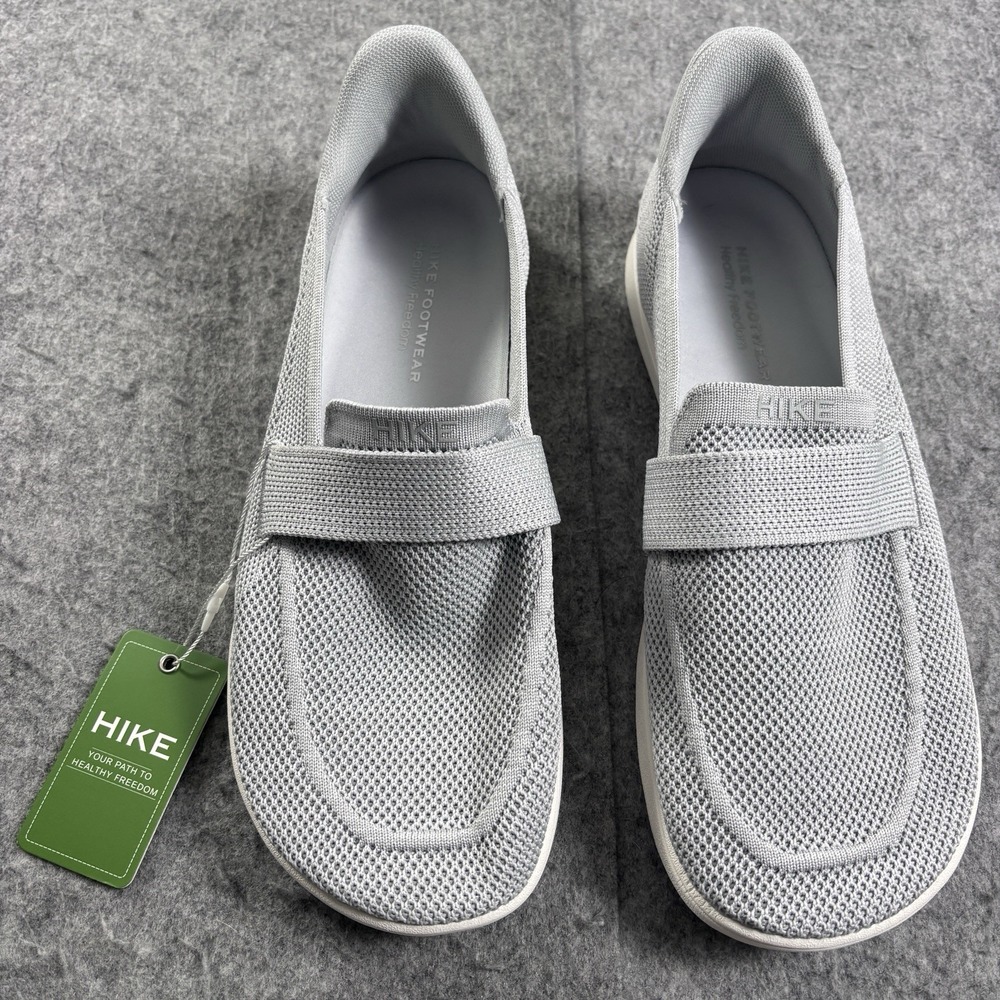 Hike Footwear Valenza Women's Grey Comfort Slip-On Shoes US 9.5 EU 40